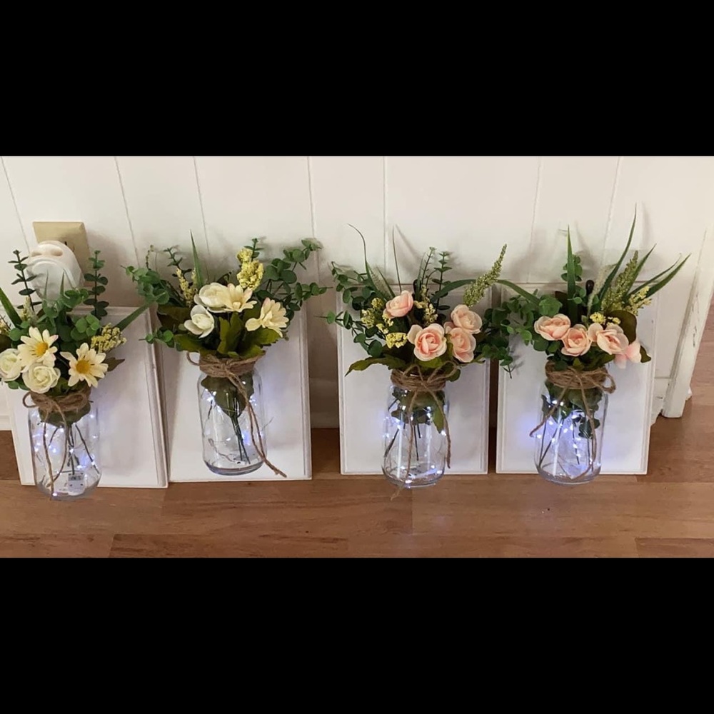 Jars of Light Wall Decor